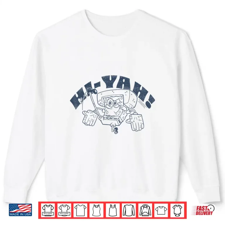 Sweatshirt Karate Kick Kah Rah TAY SpongeBob SquarePants Character Shirt