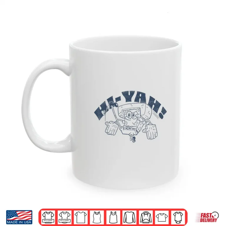 Mug Karate Kick Kah Rah TAY SpongeBob SquarePants Character Shirt