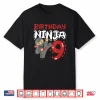 Ninja Ninth Birthday Karate Youth Professional Graphic Shirt