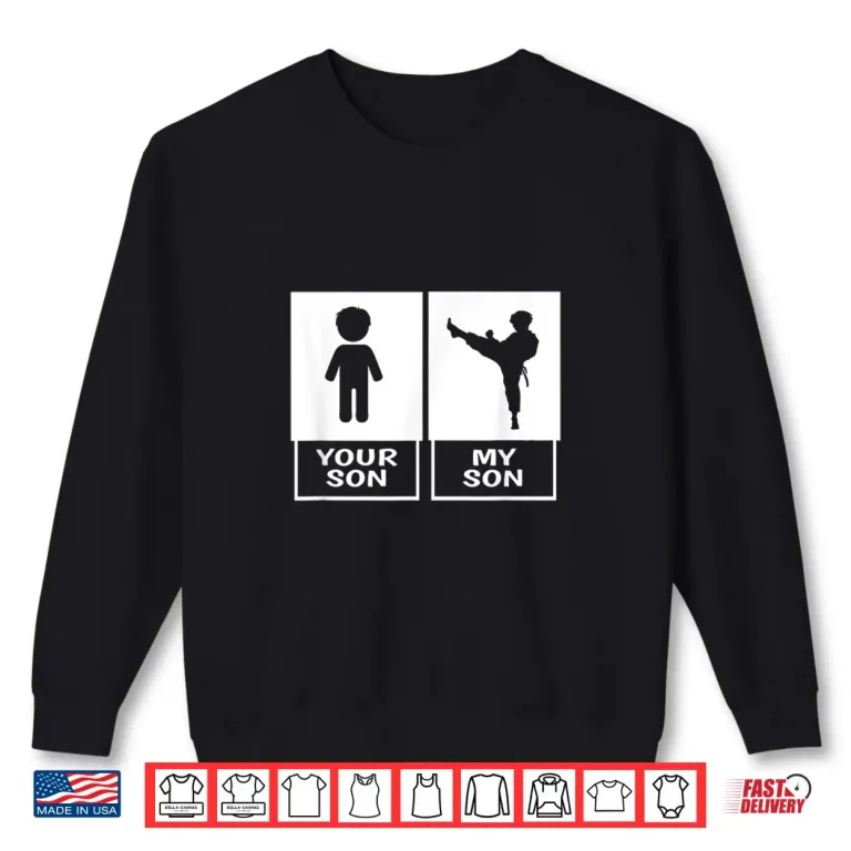 Sweatshirt Parent Identity Comparison Karate Mom Dad Professional Humor Shirt