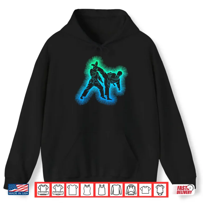 Hoodie Professional Athletic Karate Kickboxing Taekwondo Youth Graphic Shirt