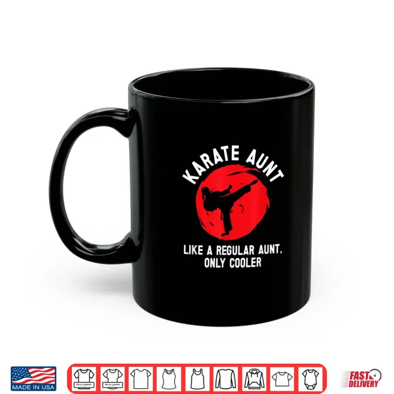 Mug Professional Relative Identity Karate Aunt Auntie Graphic Shirt