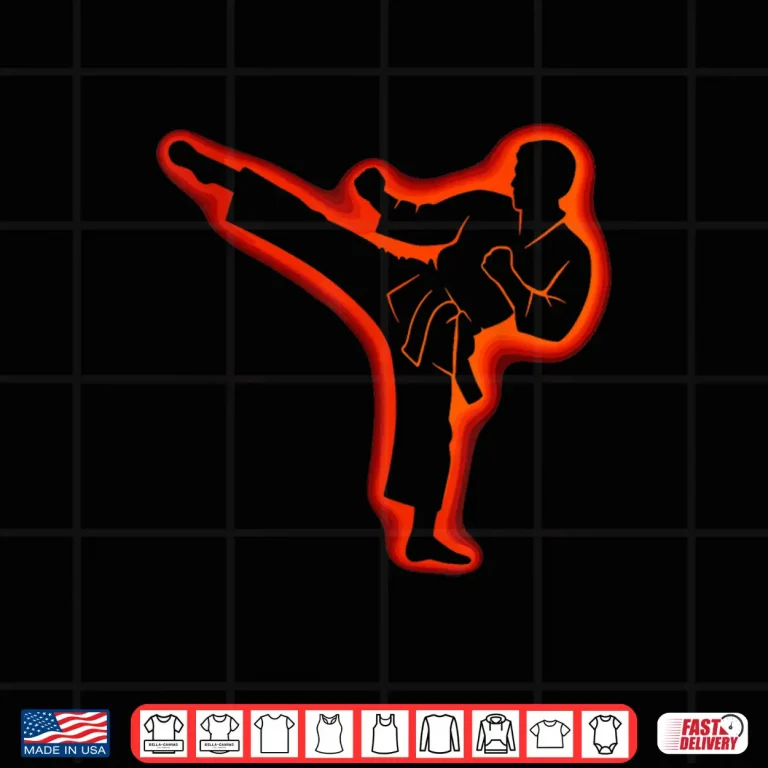 Design Professional Athletic Taekwondo Karate Martial Arts Youth Kick Shirt