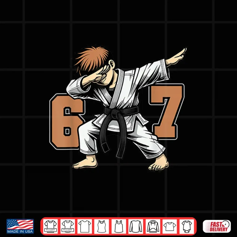 Design Sixty Seven Meme Dabbing Player Karate Professional Humor Shirt