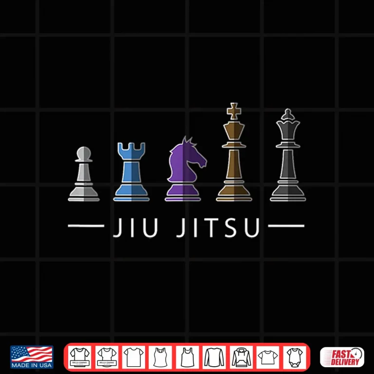 Design Chess Belt Fighter BJJ Brazilian Jiu Jitsu MMA Gift Shirt 1
