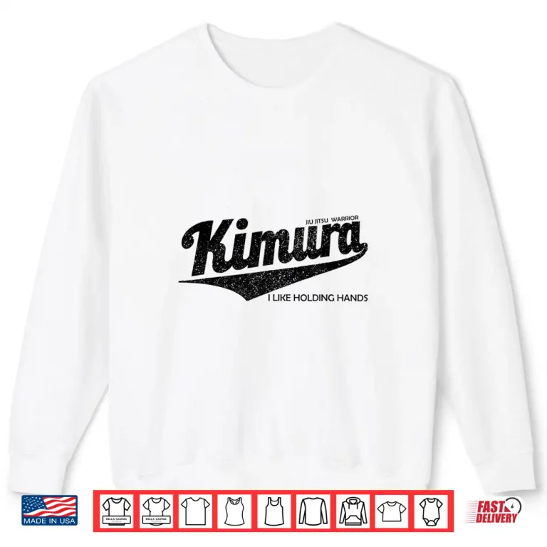 Sweatshirt I Like Holding Hands Kimura BJJ Jiu Jitsu Brazilian Humor Shirt 1