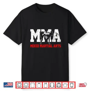 Kickboxin Gift Mma Professional Athletic Graphic Apparel Shirt