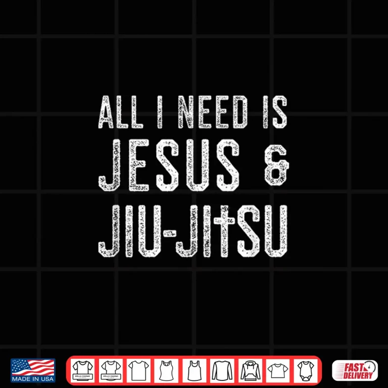 Design Jesus And Jiu Jitsu BJJ MMA Christian Faith Shirt