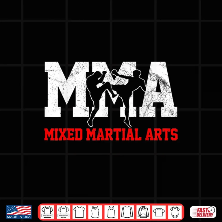 Design Kickboxin Gift MMA Professional Athletic Graphic Apparel Shirt