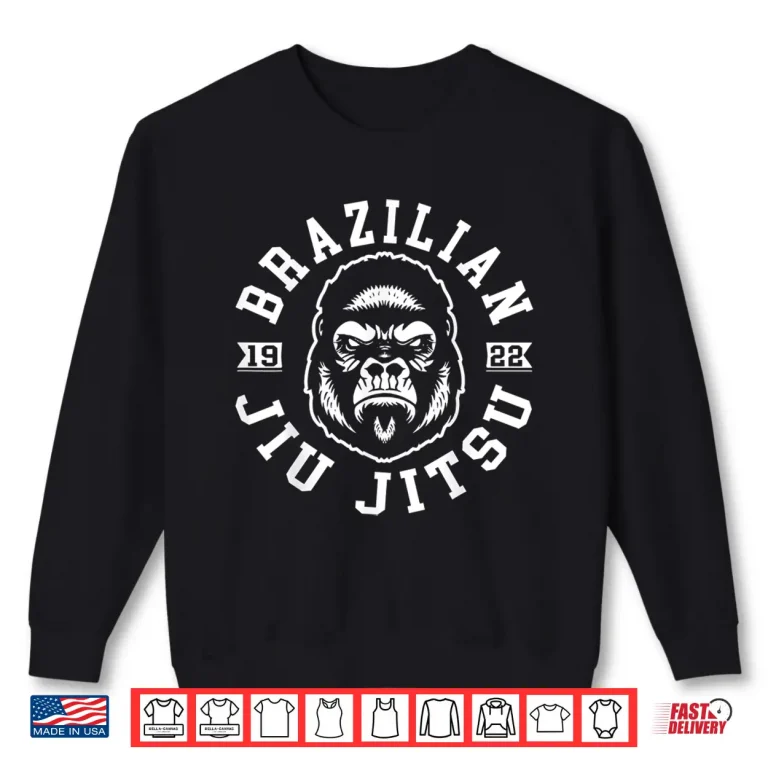 Sweatshirt Professional Athletic Brazilian Jiu Jitsu BJJ Modern Graphic Shirt