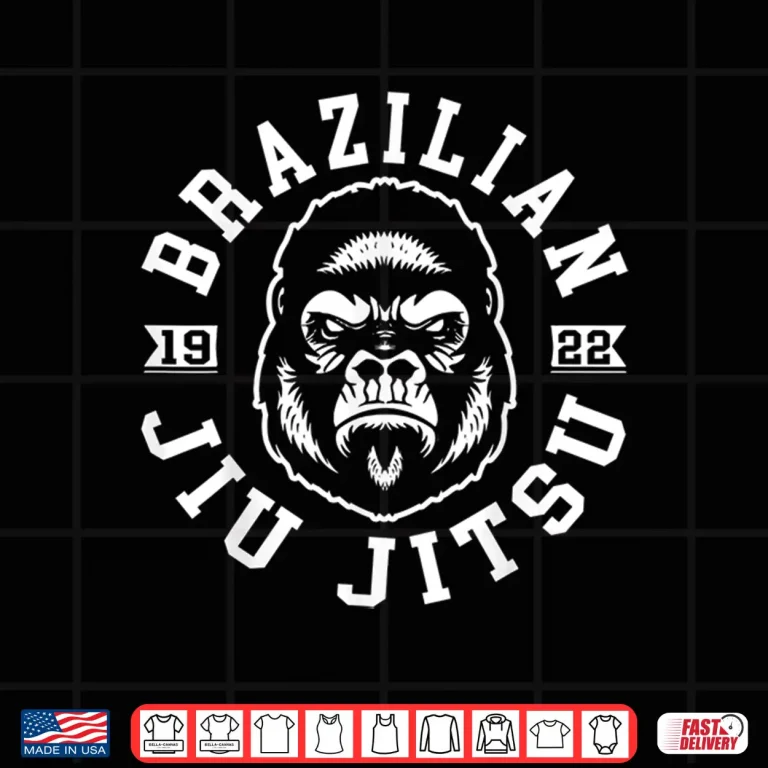 Design Professional Athletic Brazilian Jiu Jitsu BJJ Modern Graphic Shirt