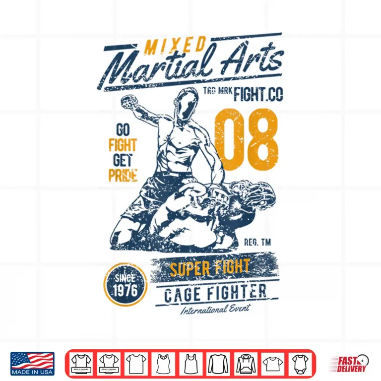 Mixed Martial Arts Mma Professional Retro Vintage Shirt 3 Design Mixed Martial Arts MMA Professional Retro Vintage Shirt 1