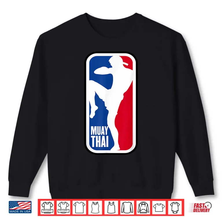 Sweatshirt Retro Training Muay Thai Fighter Kickboxing MMA Shirt 1