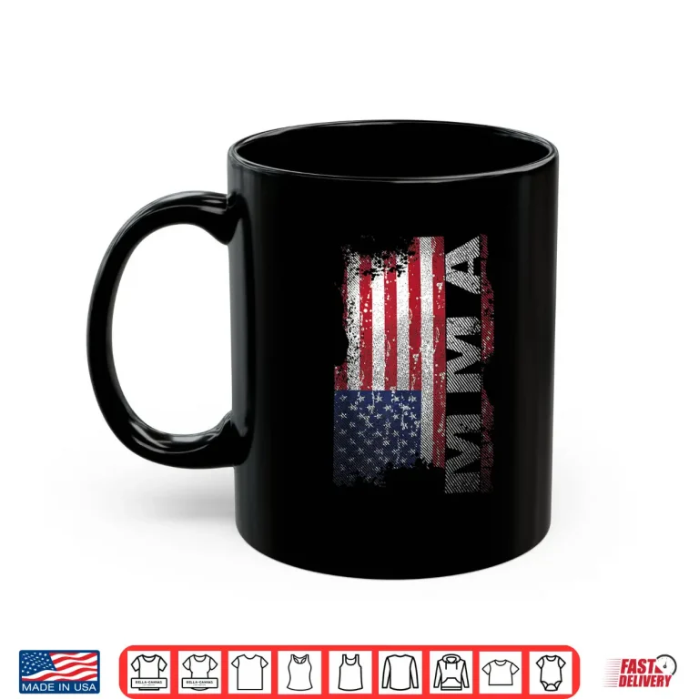 Mug USA Flag Patriotic MMA Mixed Martial Arts Graphic Shirt