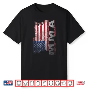 Usa Flag Patriotic Mma Mixed Martial Arts Graphic Shirt