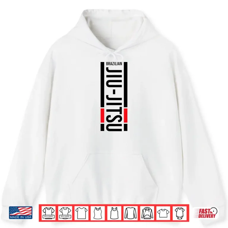 Hoodie Black Belt Cage Fighter Brazilian Jiu Jitsu BJJ MMA Shirt