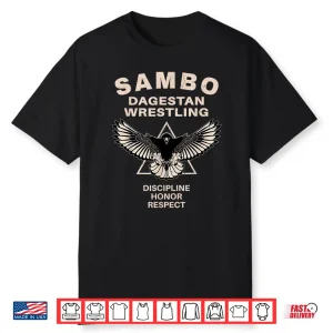 Dagestan Eagle Sambo Wrestling Professional Graphic Shirt