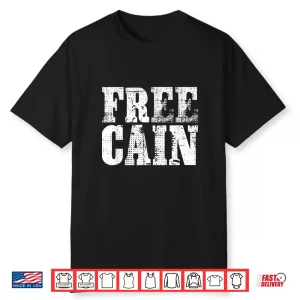 Free Cain Mma Wrestling Professional Graphic Statement Shirt