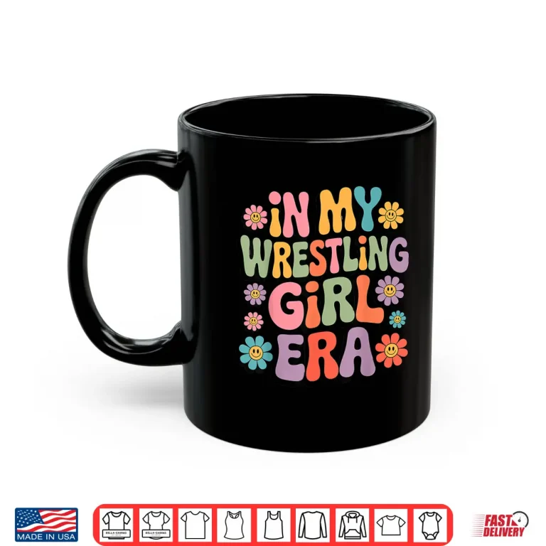 Mug Groovy Girl Era Wrestling Martial Arts Youth Aesthetic Shirt
