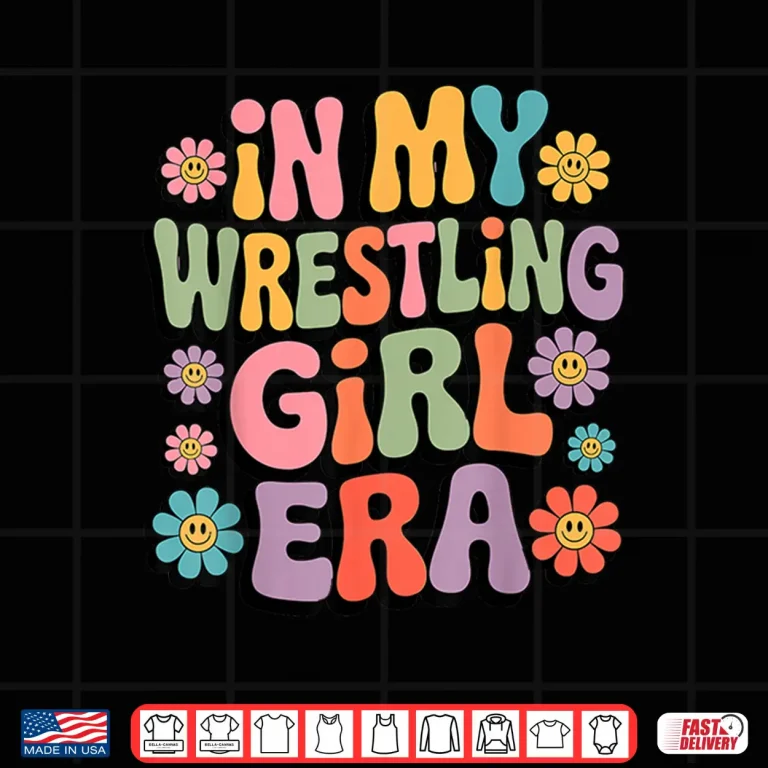 Design Groovy Girl Era Wrestling Martial Arts Youth Aesthetic Shirt
