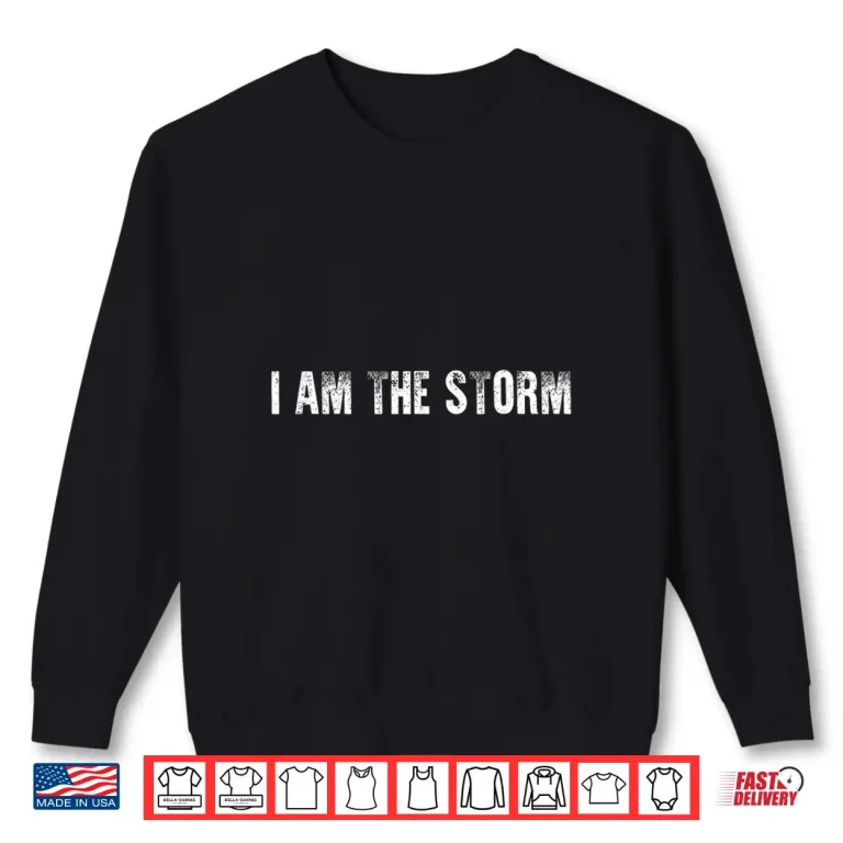 Sweatshirt I Am The Storm Mixed Martial Arts Fighter Quote Gift Shirt