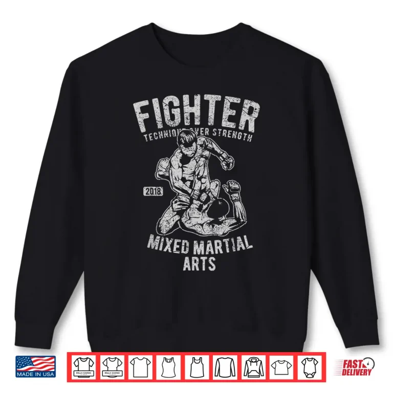 Sweatshirt Mixed Martial Arts Fighter MMA Professional Retro Vintage Shirt