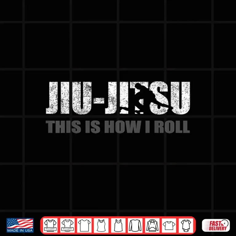 Design Its How I Roll Jiu Jitsu Professional Mixed Martial Arts Vintage Shirt