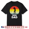 Parent Sunset Mma Mixed Martial Arts Fighter Retro Gift Shirt