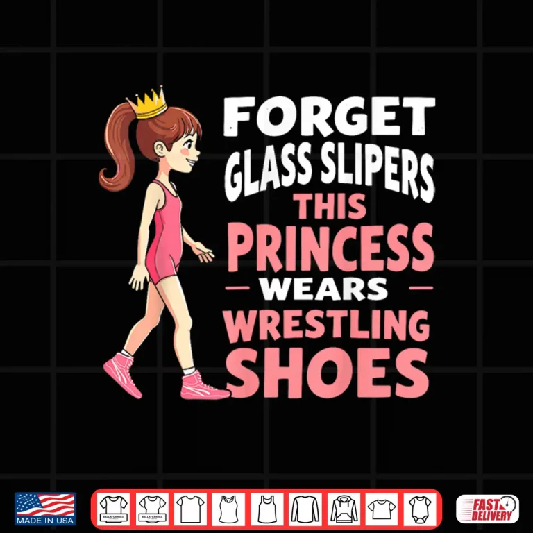 Design Princess Shoes Wrestling Forget Glass Slippers Youth Identity Shirt