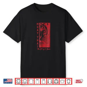 Tiger Art Of Eight Limbs Muay Thai Kickboxing Gift Shirt