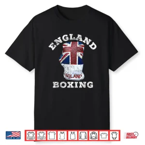 Uk And England Boxing Professional Athletic Graphic Apparel Shirt
