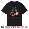 Usa Flag Patriotic Boxing Gloves Training Graphic Shirt