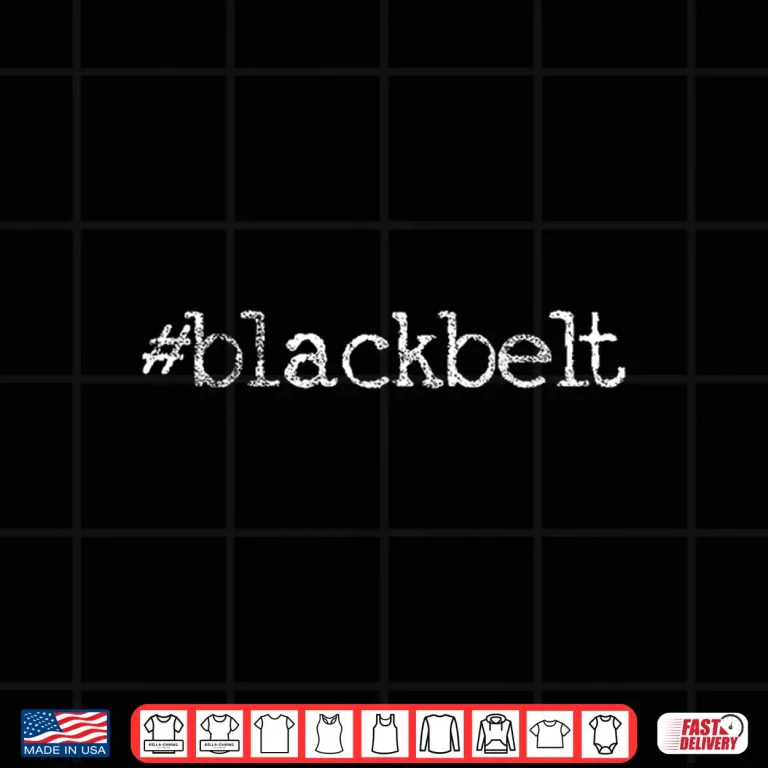 Design Blackbelt Professional Karate Taekwondo MMA Martial Arts Shirt