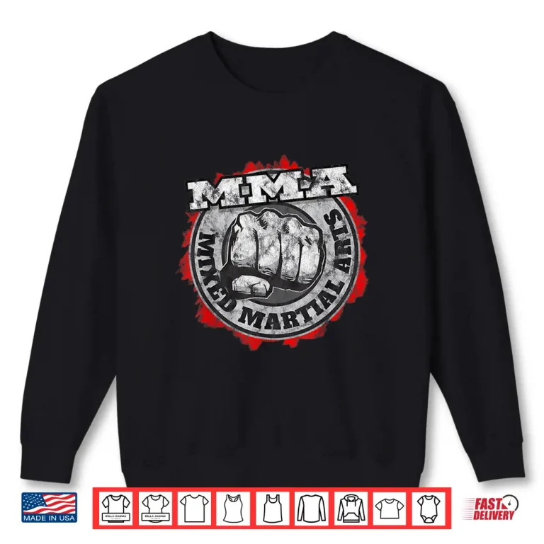 Sweatshirt Cage Fighting Sport MMA Mixed Martial Arts Professional Shirt