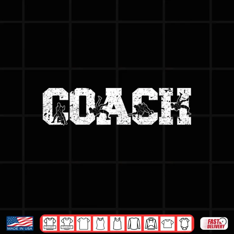 Design Coach Design Wrestling Martial Arts MMA Retro Vintage Shirt