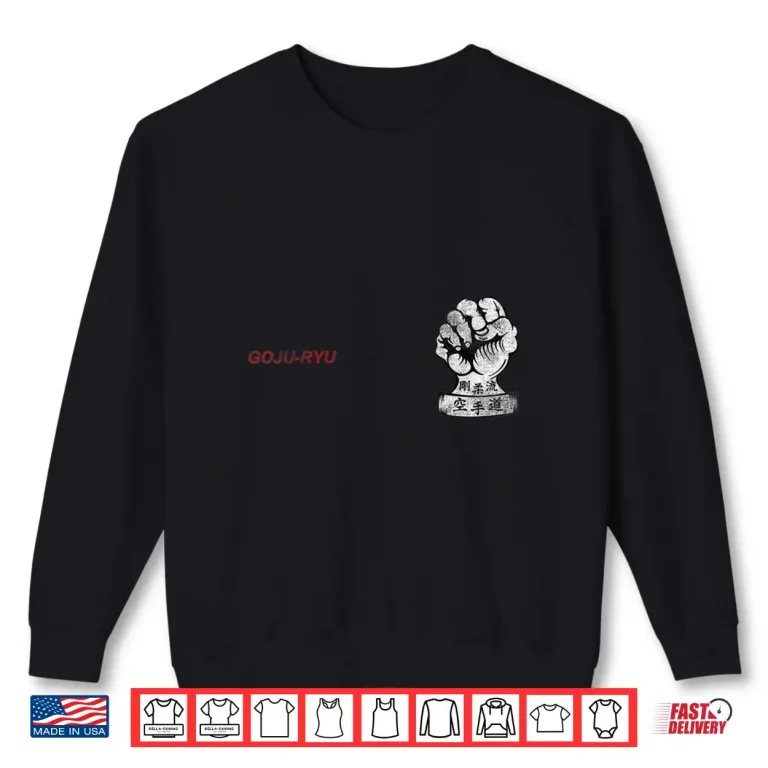 Sweatshirt Dojo Training Fighter Goju Ryu Karate MMA Martial Arts Shirt