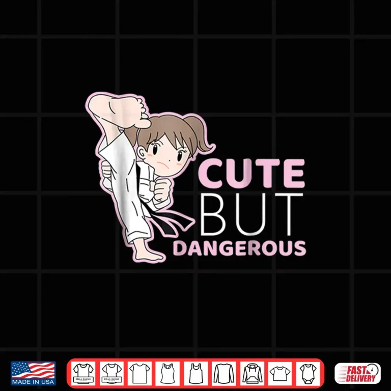 Design Cute But Dangerous Judo Muay Thai MMA Professional Graphic Shirt