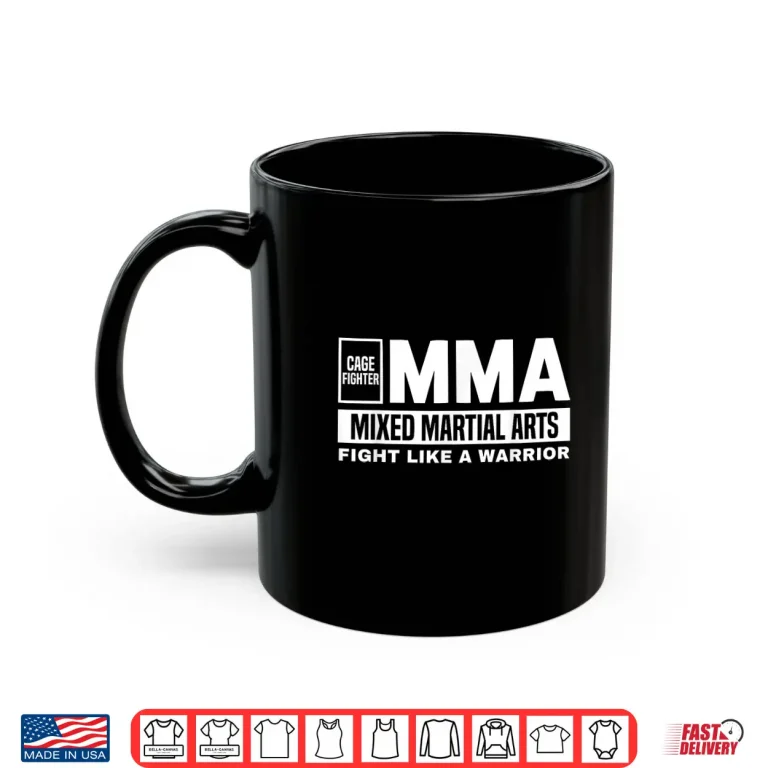 Mug Fighter Artist MMA Mixed Martial Arts Professional Graphic Shirt