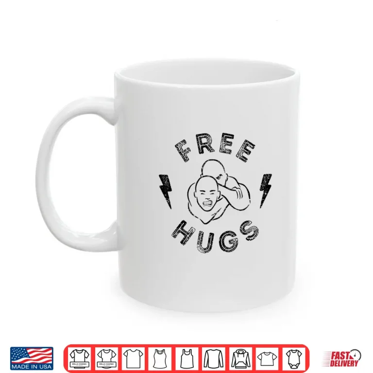 Mug Free Hugs BJJ Brazilian Jiu Jitsu Professional Humor Funny Shirt