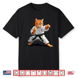 Karate Taekwondo Cat Martial Arts Jiu Jitsu Judo Mma Shirt