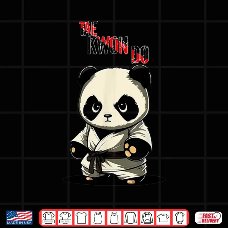 Design Panda Design Taekwondo Funny Korean MMA TKD Humor Shirt