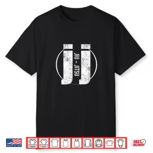 Professional Minimalist Jiu Jitsu Aesthetic Retro Vintage Shirt