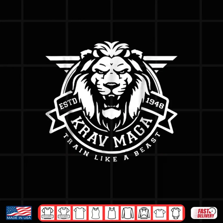 Design Professional Athletic Krav Maga MMA Modern Graphic Apparel Shirt