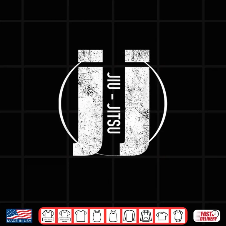 Design Professional Minimalist Jiu Jitsu Aesthetic Retro Vintage Shirt