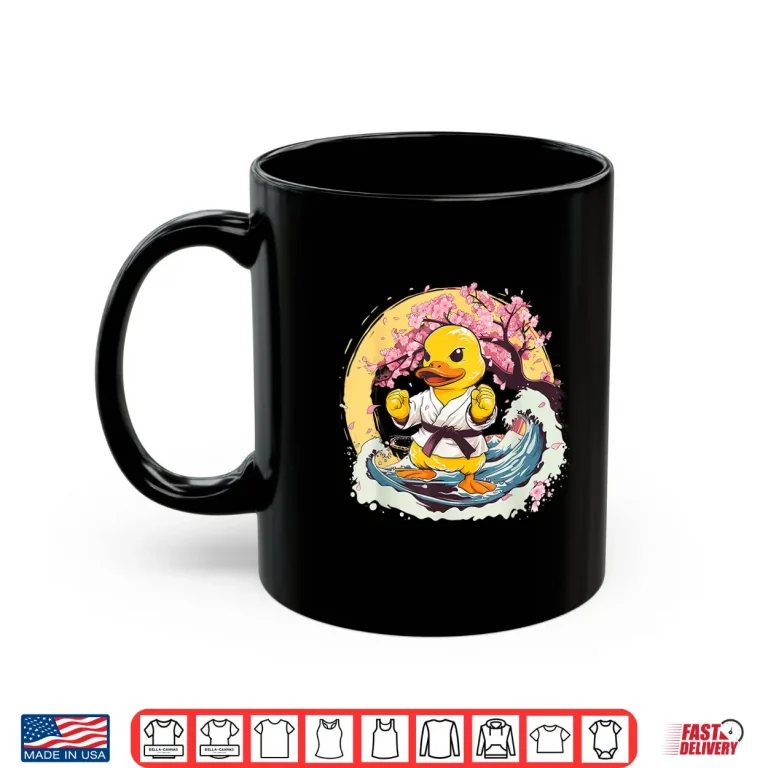 Mug Rubber Duck Animal Karate MMA Taekwondo Jiu Jitsu Shirt