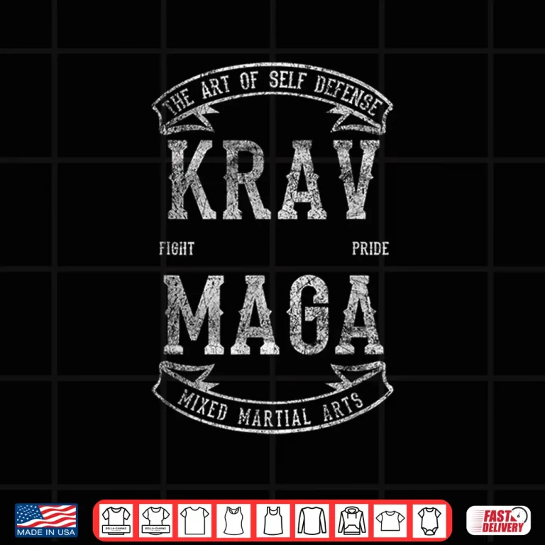 Design Self Defense Krav Maga Mixed Martial Arts MMA Graphic Shirt
