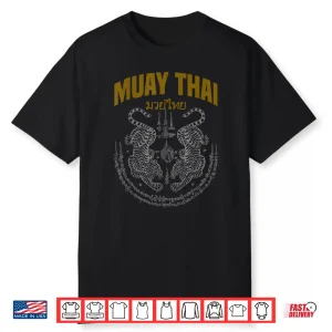 Art Twin Tigers Muay Thai Fighter Mma Martial Arts Shirt