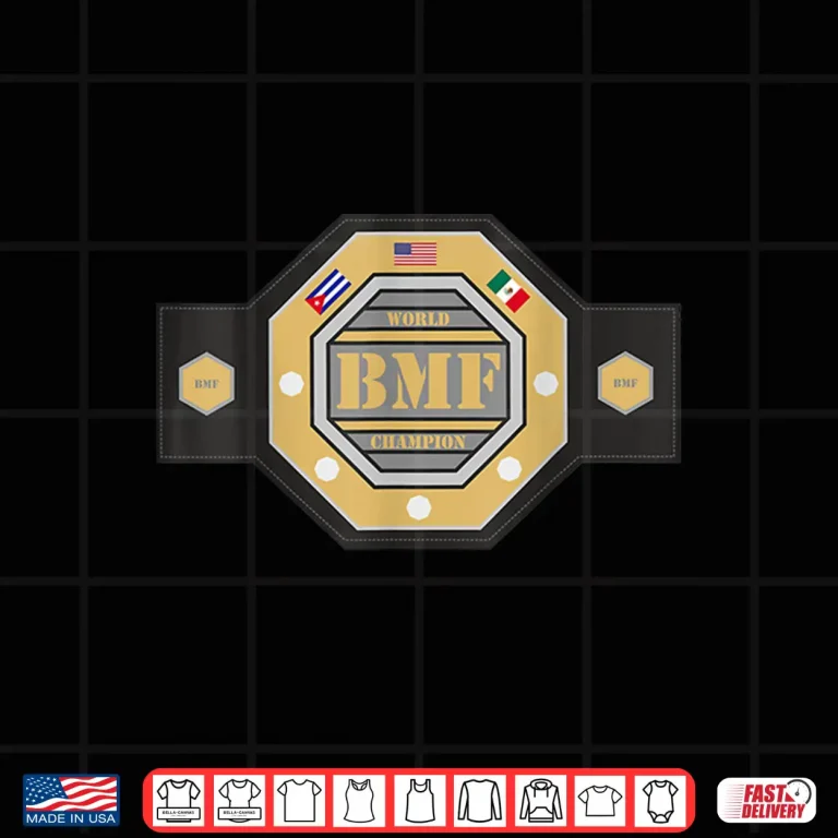 Design BMF Belt Fight Of The Year MMA Professional Graphic Shirt