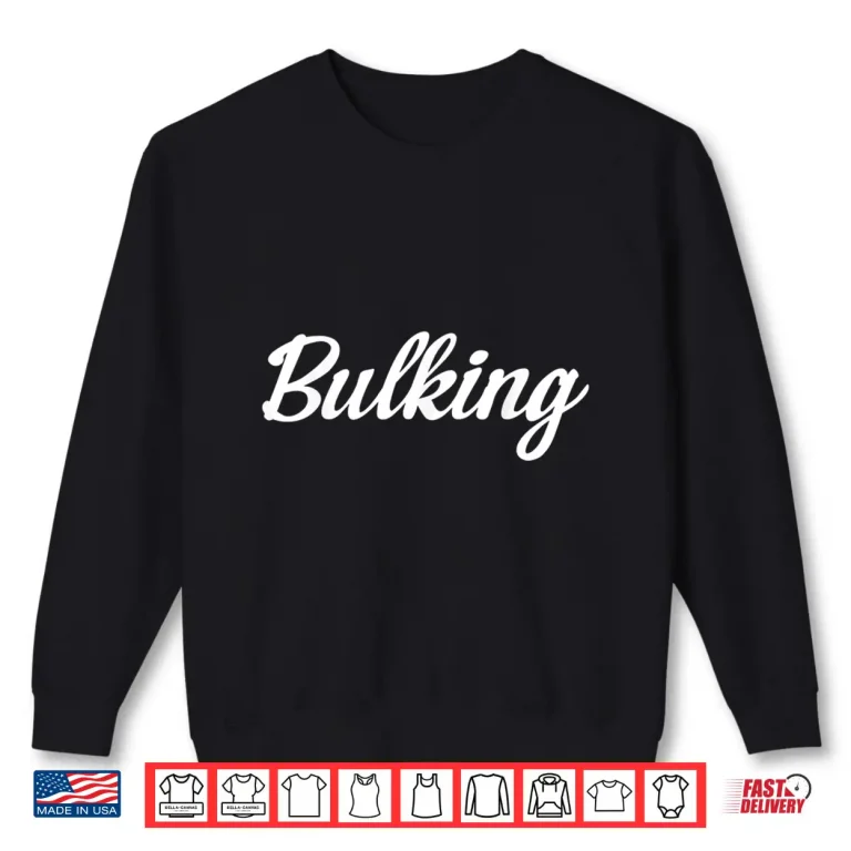 Sweatshirt C696 Bulking Gym Workout Fitness Weightlifting MMA Shirt