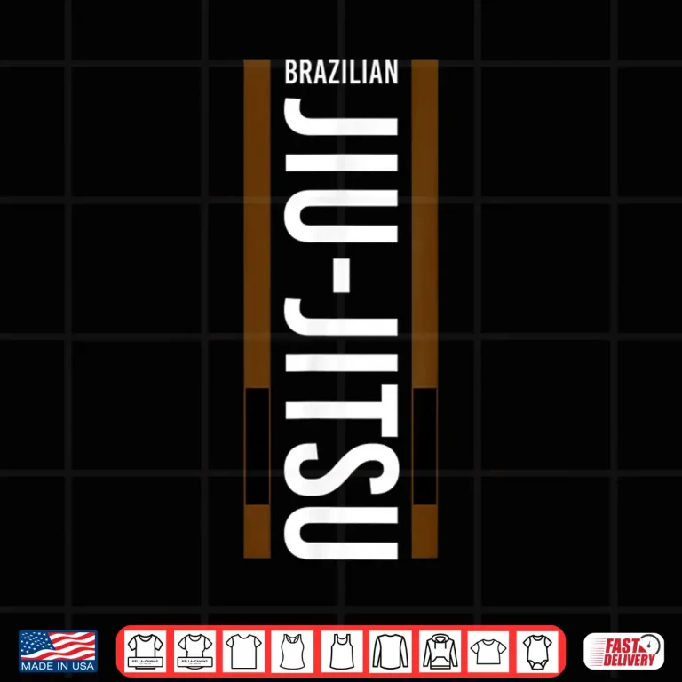 Design Brown Belt Cage Fighter Jiu Jitsu BJJ MMA Professional Gift Shirt
